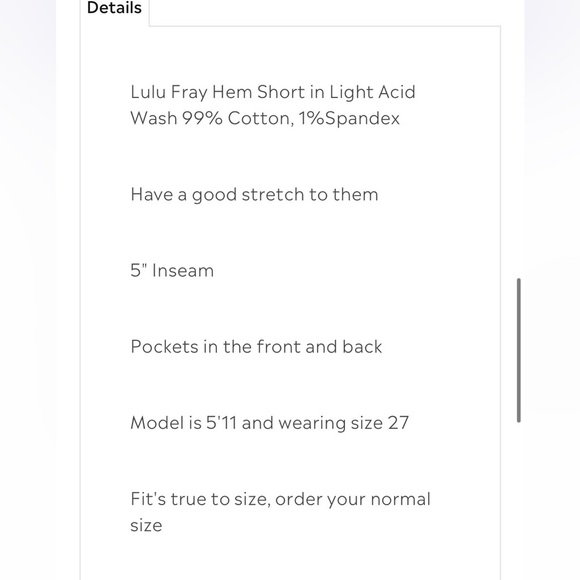 Free People x Driftwood Bleach Lulu Shorts NWT 28 - Picture 4 of 16